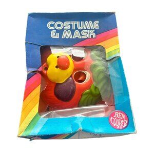 Vintage Ben Cooper Popples Tiny Tot Costume & Mask FAIR Condition 2-3